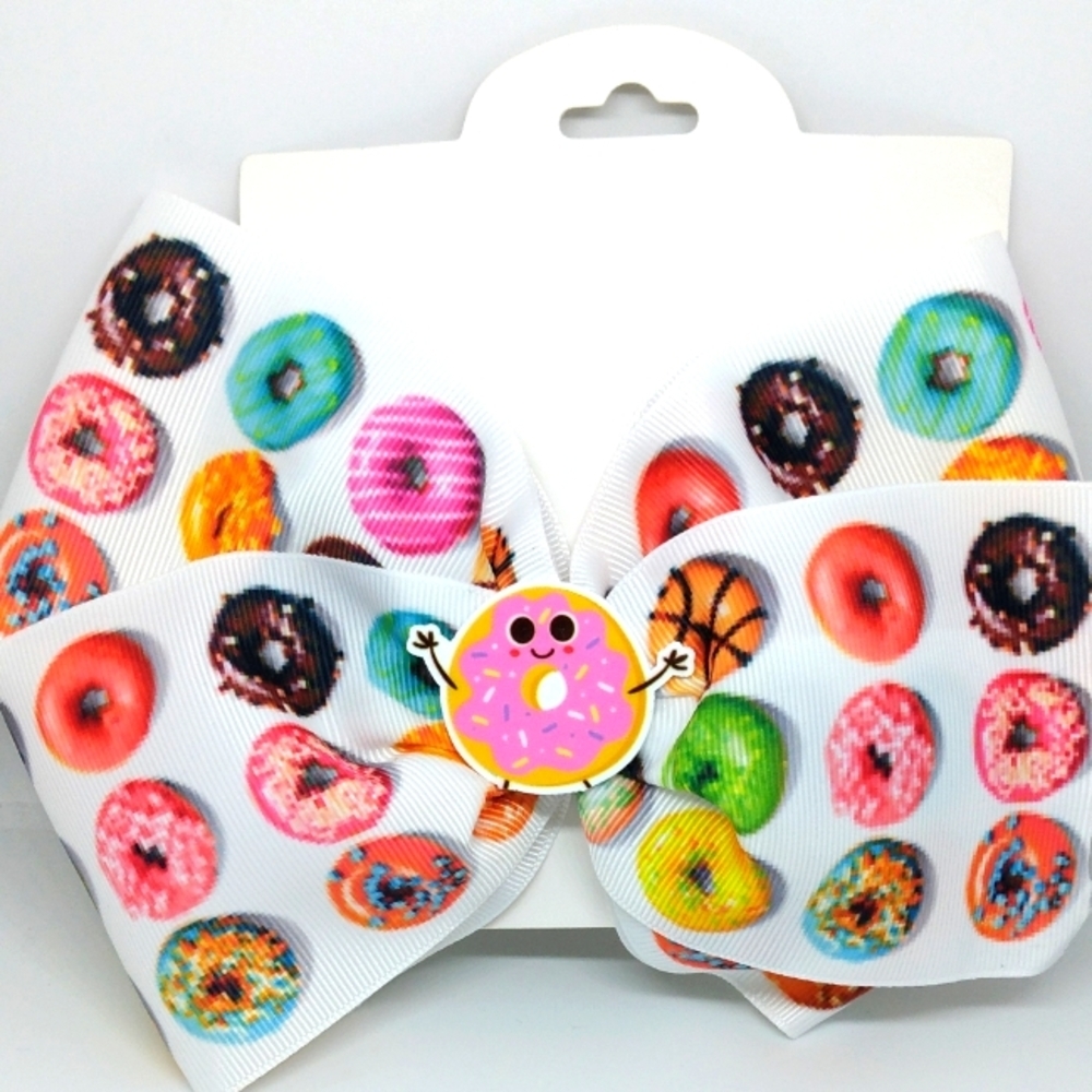 Donut hair bow